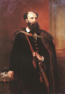 Count lajos Batthyany by Miklós Barabás, hand-painted oil painting reproduction