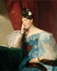 Countess Julie von Woyna by Friedrich von Amerling, hand-painted oil painting reproduction