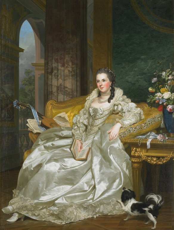 Countess d’Egmont Pignatelli by Alexander Roslin, hand-painted oil reproduction
