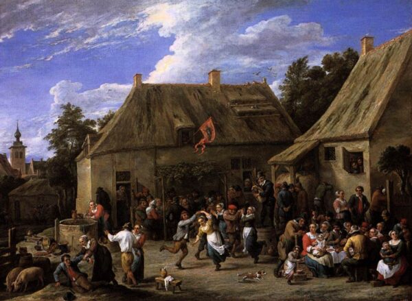 Country Kermis by David Teniers the Younger, hand-painted oil painting reproduction