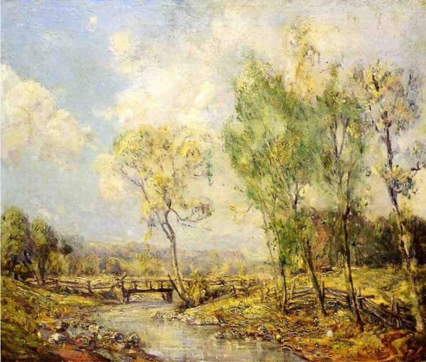 Country Landscape by Guy Rose, hand-painted oil painting reproduction