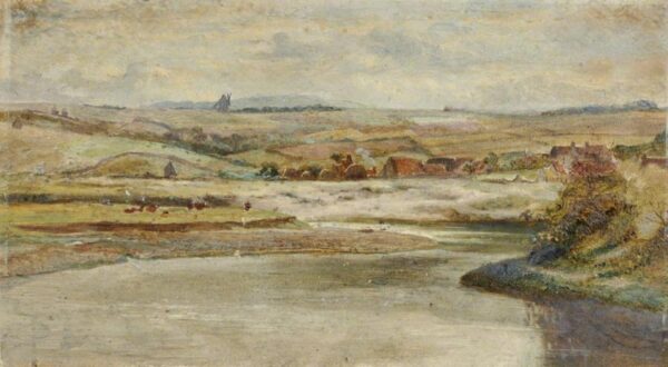 Countryside by William Lionel Wyllie, hand-painted oil painting reproduction