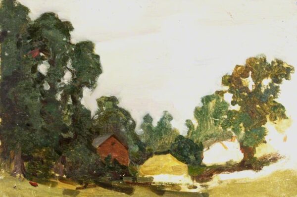 Countryside with Cottages by Benjamin Haughton, hand-painted oil painting reproduction