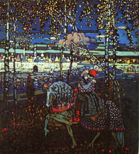 Couple Riding by Wassily Kandinsky, hand-painted oil painting reproduction