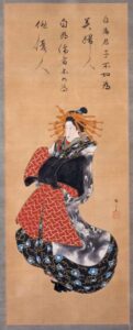 Courtesan by Ando Hiroshige, hand-painted oil painting reproduction