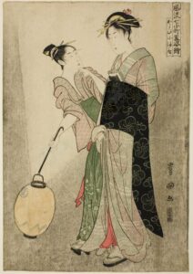 Courting Komachi by Utagawa Toyokuni, hand-painted oil painting reproduction