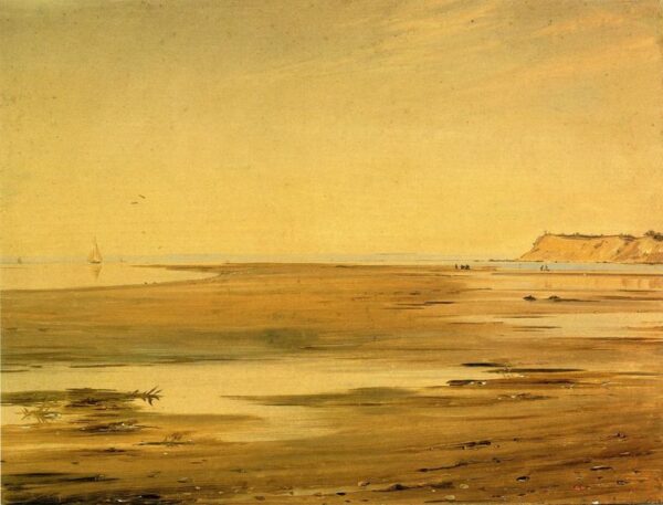 Crane Neck Across the Marsh by William Sidney Mount, hand-painted oil painting reproduction