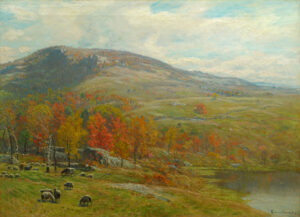Crotched Mountain in October by John Joseph Enneking, hand-painted oil painting reproduction