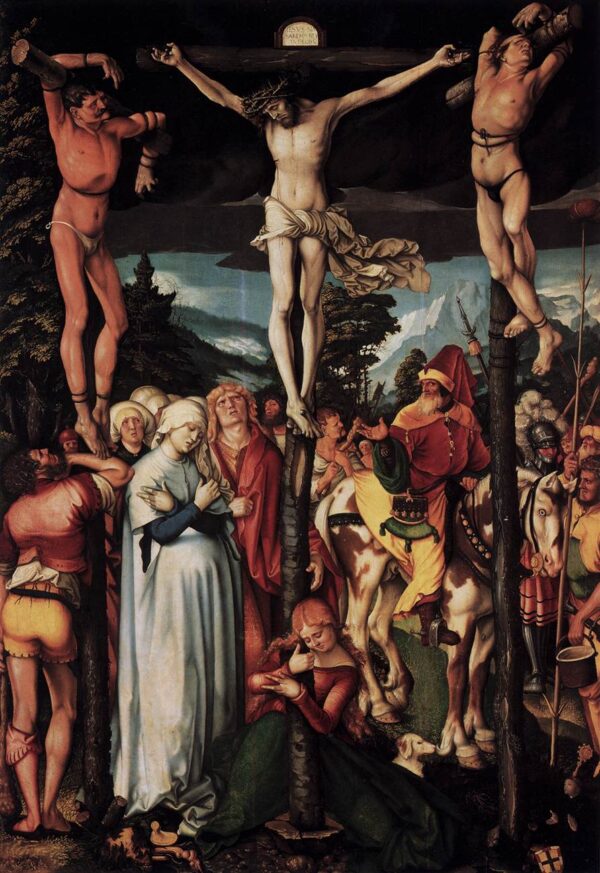 Crucifixion by Hans Baldung Grien, hand-painted oil painting reproduction
