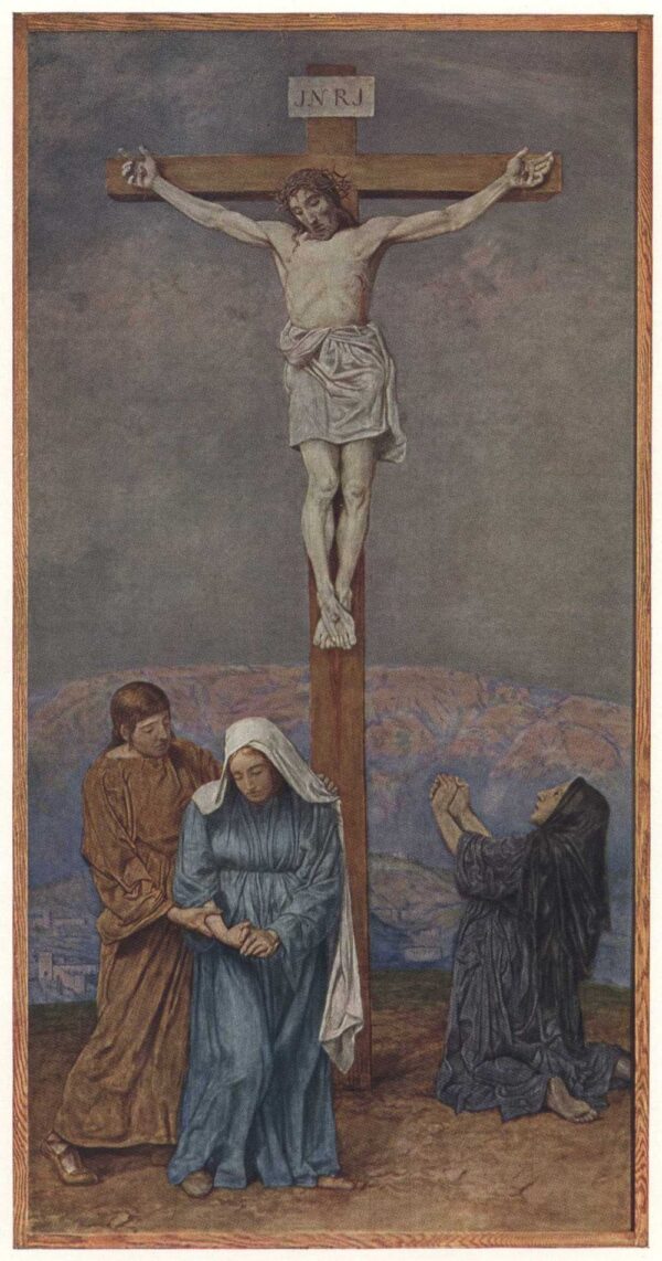 Crucifixion by Hans Thoma, hand-painted oil painting reproduction