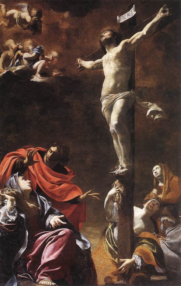 Crucifixion by Simon Vouet, hand-painted oil painting reproduction