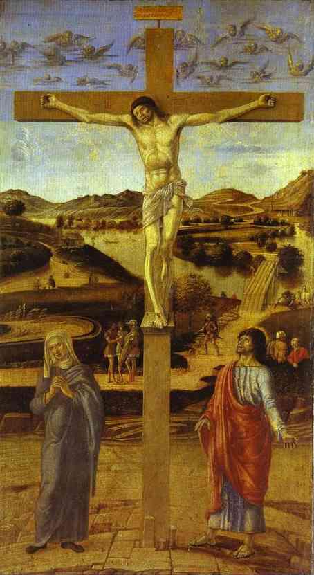 Crucifixion by Giovanni Bellini, hand-painted oil reproduction
