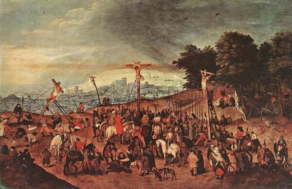Crucifixion by Pieter Brueghel the Younger, hand-painted oil painting reproduction