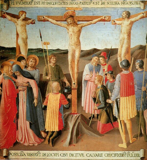 Crucifixion by Fra Angelico, hand-painted oil painting reproduction