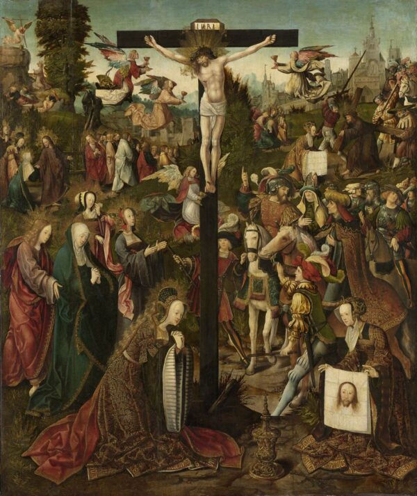 Crucifixion by Jacob Cornelisz van Oostsanen, hand-painted oil painting reproduction