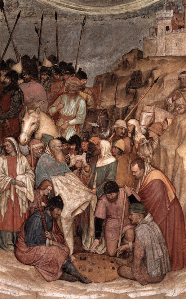 Crucifixion (detail) by Altichiero da Zevio, hand-painted oil painting reproduction