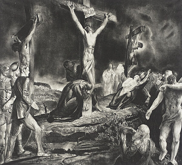Crucifixion of Christ by George Bellows, hand-painted oil painting reproduction