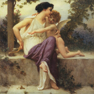 Cupid Disarmed by Guillaume Seignac, hand-painted oil painting reproduction