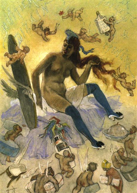 Cythera’s Toilette by Félicien Rops, hand-painted oil reproduction