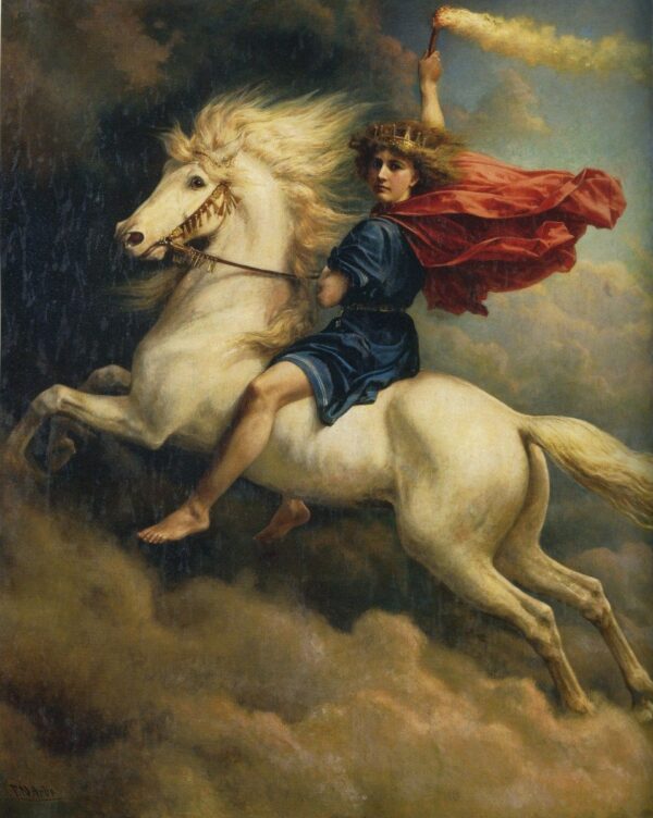 Dagr by Peter Nicolai Arbo, hand-painted oil painting reproduction