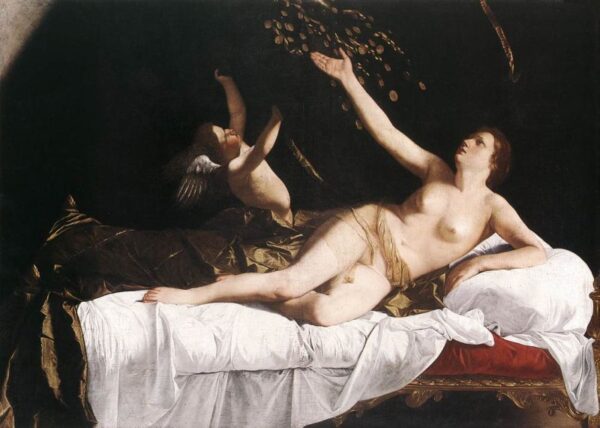 Danae by Orazio Gentileschi, hand-painted oil painting reproduction