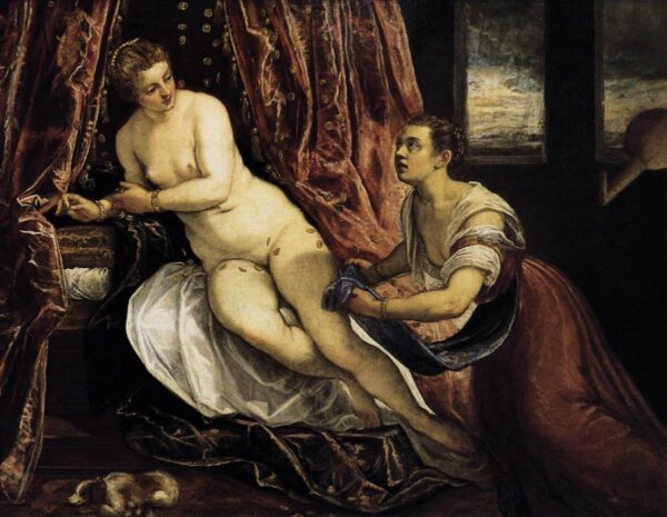Danae by Tintoretto, hand-painted oil painting reproduction