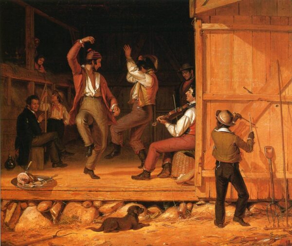Dance of the Haymakers by William Sidney Mount, hand-painted oil painting reproduction