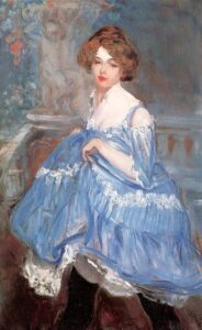 Dancer In Blue by William Glackens, hand-painted oil painting reproduction