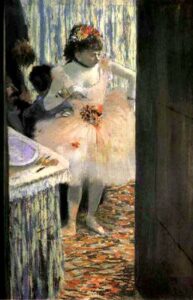 Dancer In Her Dressing Room by Edgar Degas, hand-painted oil painting reproduction