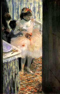 Dancer In Her Dressing Room by Edgar Degas, hand-painted oil reproduction