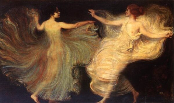 Dancers by Franz von Stuck, hand-painted oil painting reproduction