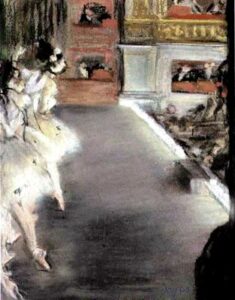 Dancers At The Old Opera House by Edgar Degas, hand-painted oil painting reproduction