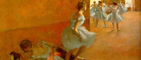 Dancers Climbing the Stairs by Edgar Degas, hand-painted oil painting reproduction