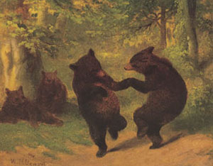 Dancing Bears by William Holbrook Beard, hand-painted oil painting reproduction