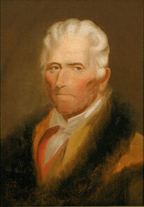 Daniel Boone by Chester Harding, hand-painted oil painting reproduction
