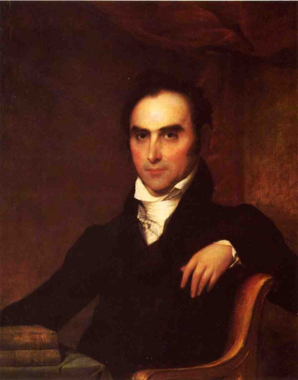 Daniel Webster by Gilbert Stuart, hand-painted oil painting reproduction