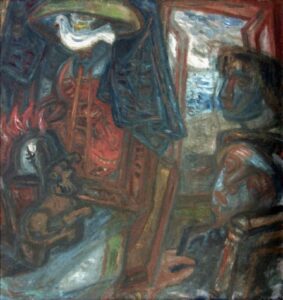 Dark Times by Imre Ámos, hand-painted oil painting reproduction