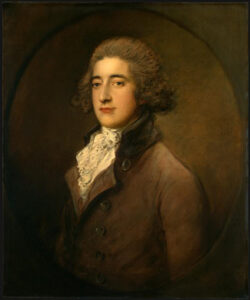 John, 4th Earl of Darnley by Gainsborough, hand-painted oil painting reproduction