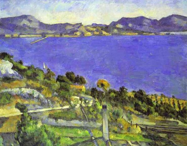 Das Meer bei lEstaque by Paul Cézanne, hand-painted oil painting reproduction
