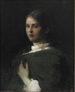 Portrait of the Artist’s Eldest Daughter by Abbott Handerson Thayer, hand-painted oil painting reproduction