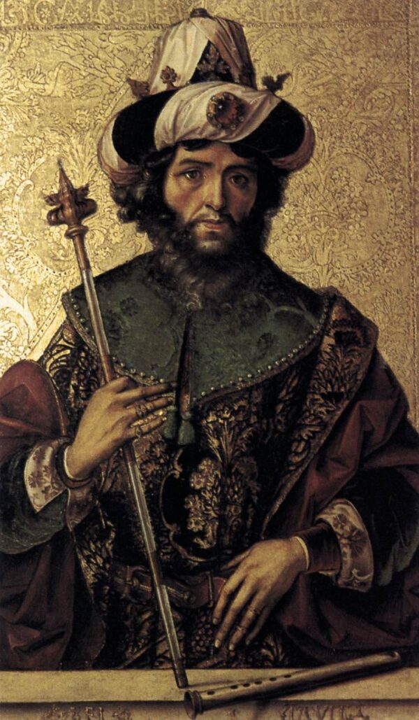 David by Pedro Berruguete, hand-painted oil reproduction