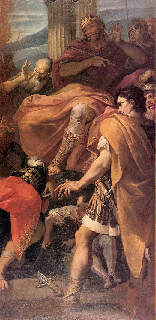 David Before the Army of Saul by Sebastiano Ricci, hand-painted oil reproduction