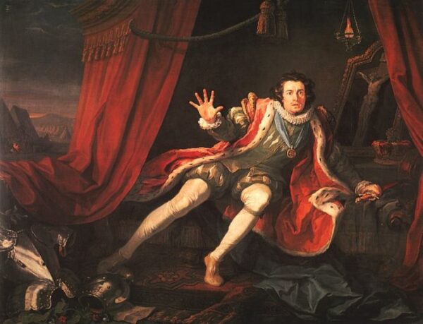 David Garrick As Richard III by William Hogarth, hand-painted oil painting reproduction