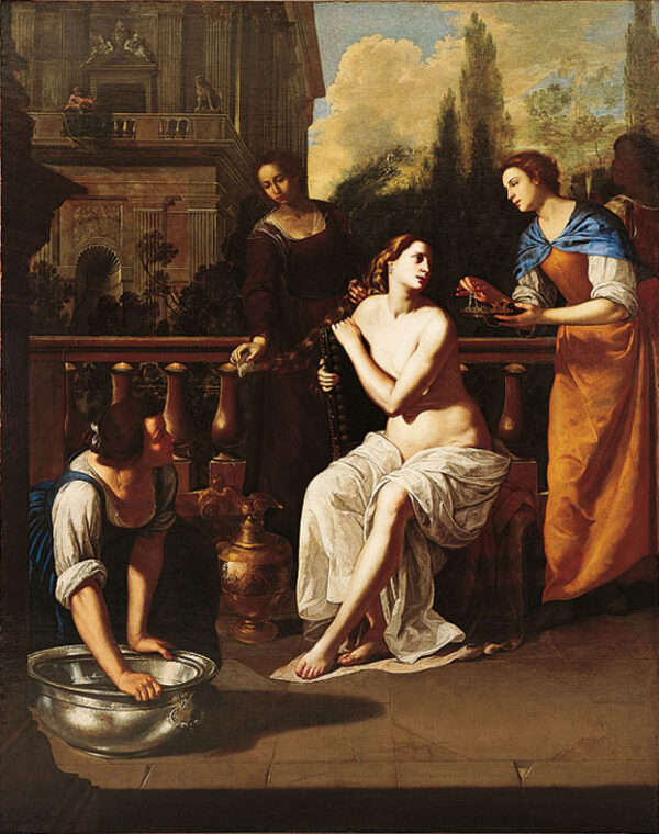 David and Bathsheba by Artemisia Gentileschi, hand-painted oil painting reproduction