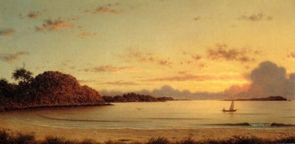 Dawn by Martin Johnson Heade, hand-painted oil painting reproduction