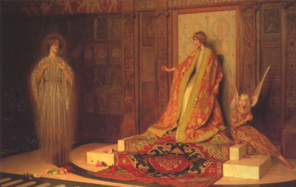 Dawn of Womanhood by Thomas Cooper Gotch, hand-painted oil painting reproduction
