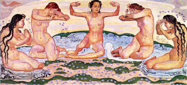 Day by Ferdinand Hodler, hand-painted oil painting reproduction