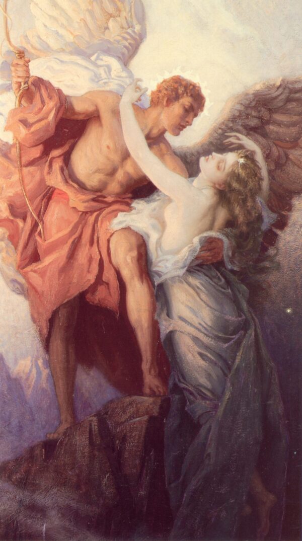 Day and the Dawnstar by Herbert Draper, hand-painted oil painting reproduction