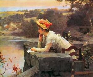 Daydreams by Marcus Stone, hand-painted oil painting reproduction