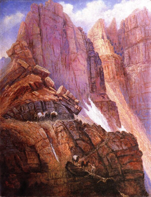 Dead Horse Pass by George Beard, hand-painted oil painting reproduction